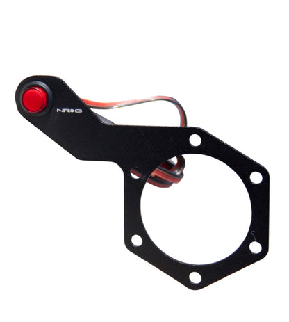 NRG Steering Single Switch - Extended Kit Black