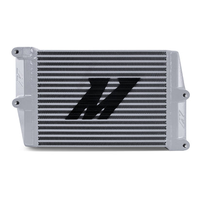 Mishimoto Heavy-Duty Oil Cooler - 10" Opposite-Side Outlets - Silver