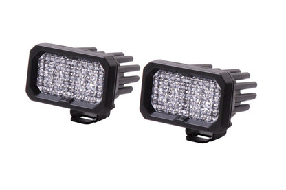 Diode Dynamics Stage Series 2 In LED Pod Sport - White Flood Standard WBL (Pair)