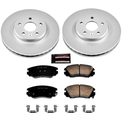 Power Stop 2010 Buick Allure Front Z17 Evolution Geomet Coated Brake Kit