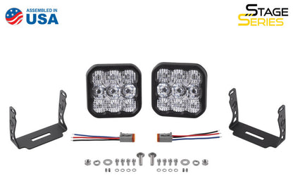 Diode Dynamics SS5 LED Pod Sport - White Combo (Pair)