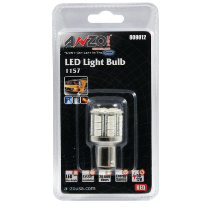 ANZO LED Bulbs Universal LED 1157 Red - 28 LEDs 1 3/4in Tall