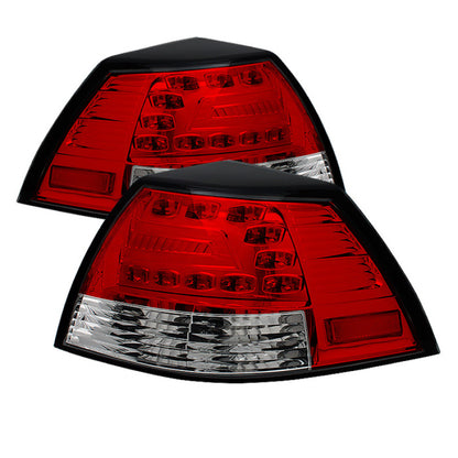 Spyder Pontiac G8 08-09 LED Tail Lights Red Clear ALT-YD-PG808-LED-RC