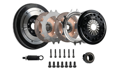 DKM Clutch 00-06 BMW M3 184mm Ceramic Twin Disc MR Clutch Kit w/Flywheel