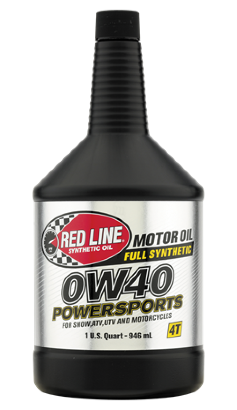 Red Line 0W40 Motor Oil Quart (For Four-Stroke Dirt Bikes/ ATVs/ Powersports Applications) - Single