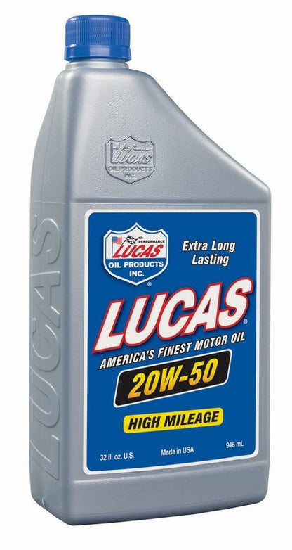 Lucas Oil Products SAE 20W-50 Plus Racing Oil Part No. 10252