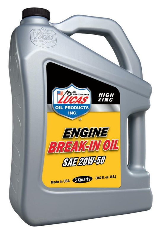 Lucas Oil Products SAE 20W-50 Break-in Oil Part No. 10636