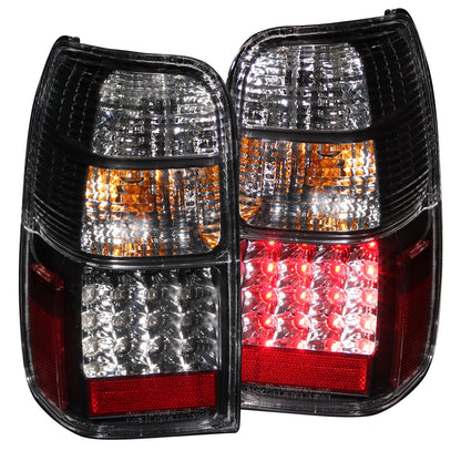 ANZO 2001-2002 Toyota 4 Runner LED Taillights Black