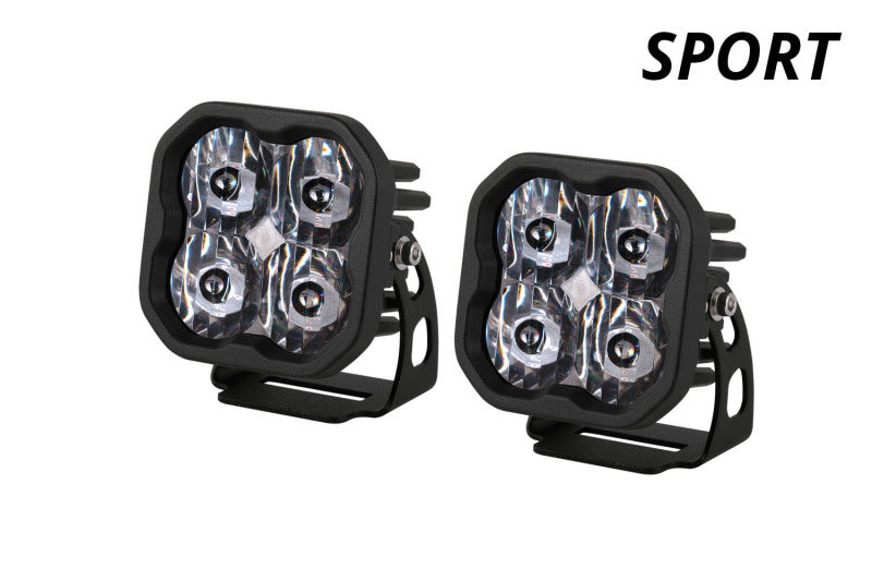 Diode Dynamics SS3 Sport ABL - White SAE Fog Standard (Pair)