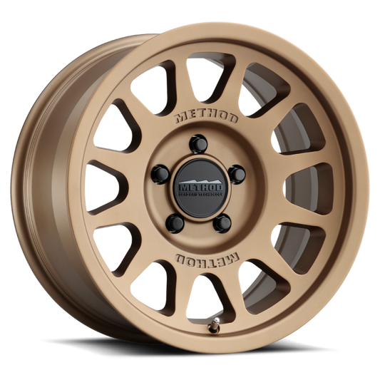 Method MR703 17x7.5 +50mm Offset 5x130 78.1mm CB Method Bronze Wheel