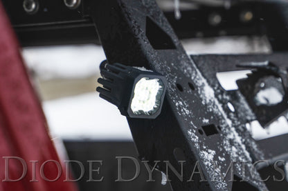 Diode Dynamics Stage Series C1 LED Pod Pro - White Flood Standard RBL (Pair)