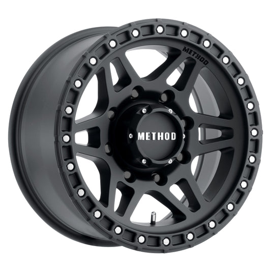 Method MR312 17x8.5 0mm Offset 8x170 130.81mm CB Matte Black Wheel