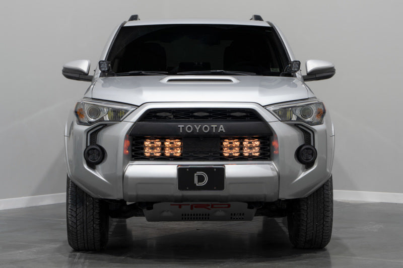 Diode Dynamics 14-23 Toyota 4Runner SS5 Stealth Grille LED 4-Pod Kit - Pro White Combo