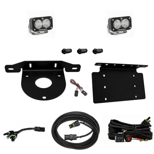 Baja Designs 2021+ Ford Bronco Dual S2 Sport W/C Reverse Kit w/Lic Plate w/Upfitter