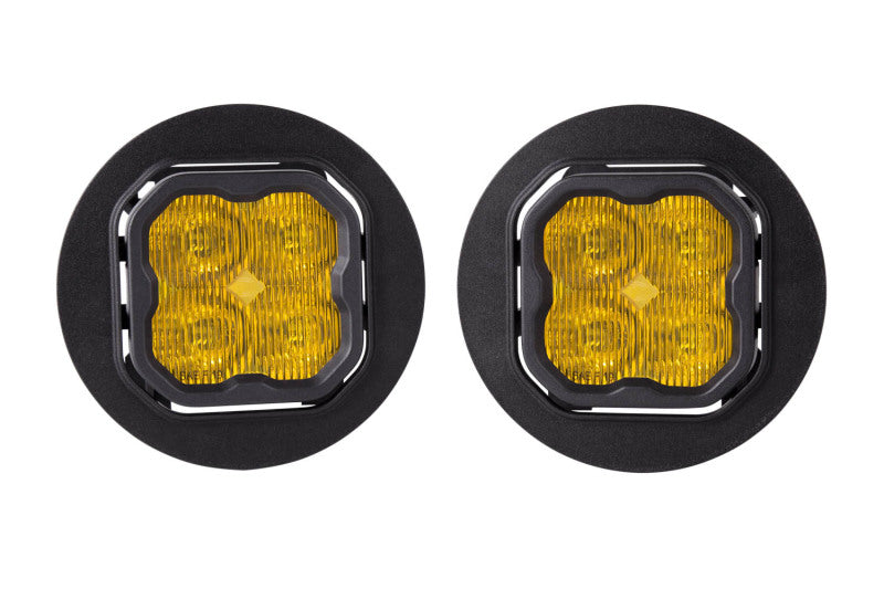 Diode Dynamics SS3 Type OB LED Fog Light Kit Pro - Yellow SAE Fog