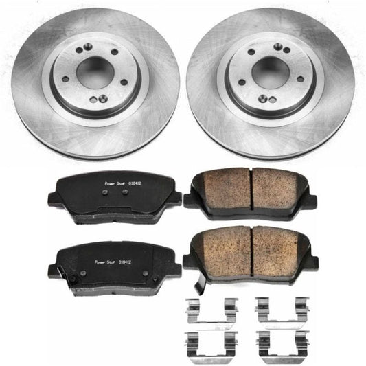 Power Stop 13-18 Hyundai Santa Fe Sport Front Autospecialty Brake Kit