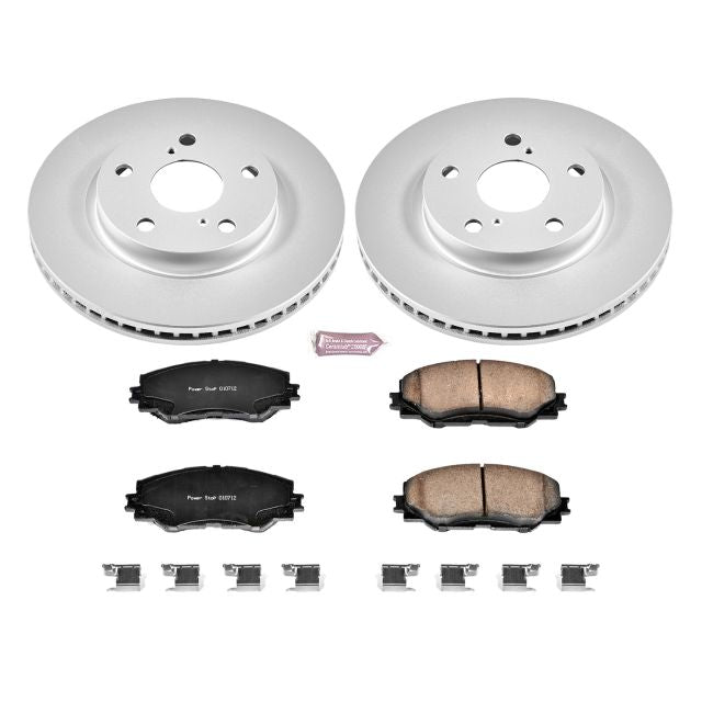 Power Stop 10-12 Lexus HS250h Front Z17 Evolution Geomet Coated Brake Kit