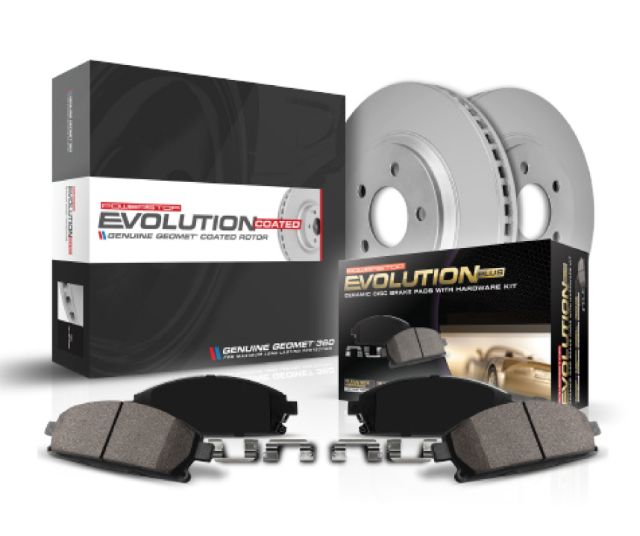 Power Stop 2013 Scion iQ Front Z17 Evolution Geomet Coated Brake Kit