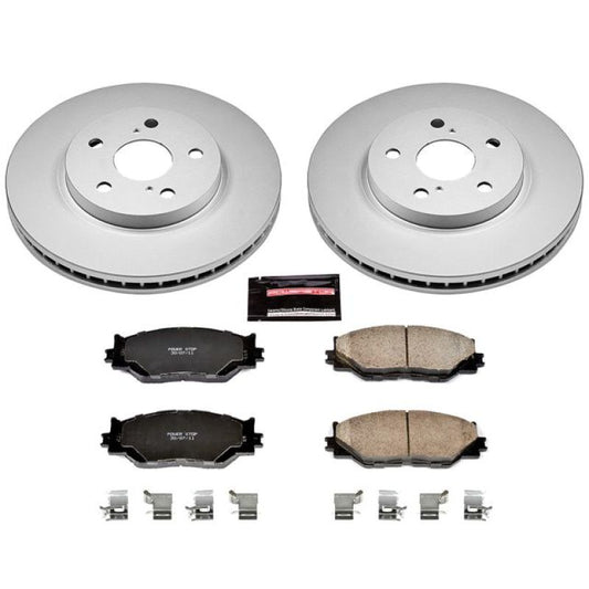 Power Stop 06-15 Lexus IS250 Front Z17 Evolution Geomet Coated Brake Kit