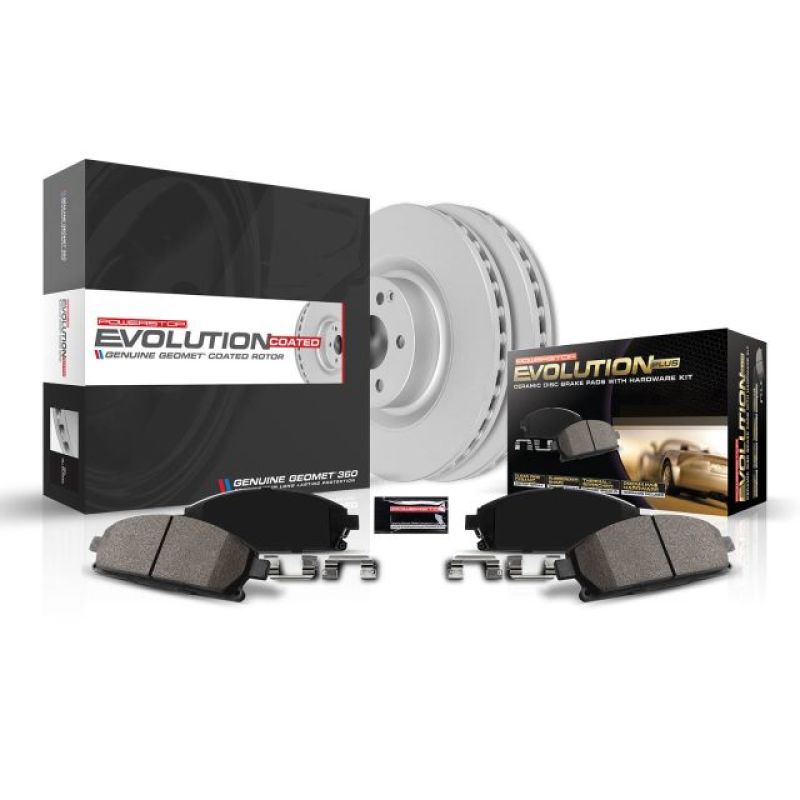 Power Stop 10-15 Lexus RX350 Rear Z17 Evolution Geomet Coated Brake Kit