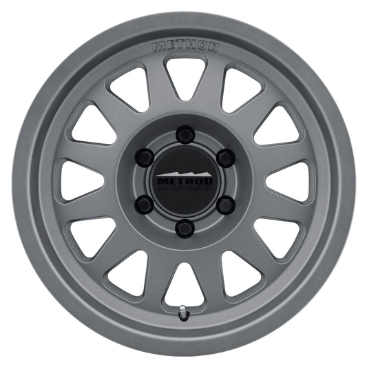 Method MR704 16x8 0mm Offset 6x5.5 106.25mm CB Matte Titanium Wheel