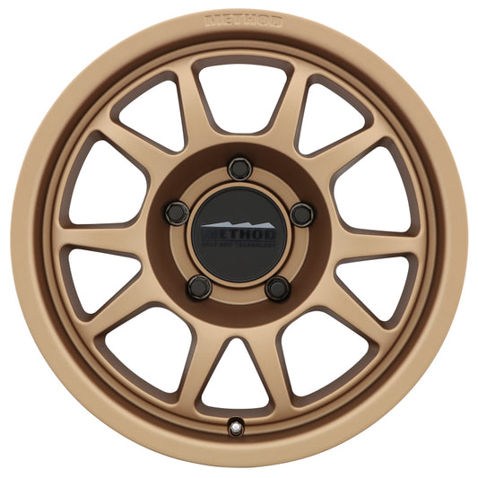 Method MR702 15x7 +15mm Offset 5x100 56.1mm CB Method Bronze Wheel