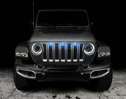 Oracle Pre-Runner Style LED Grille Kit for Jeep Wrangler JL - Blue