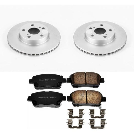 Power Stop 04-09 Toyota Prius Front Z17 Evolution Geomet Coated Brake Kit