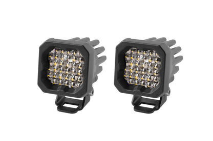 Diode Dynamics Stage Series C1 LED Pod Sport - White Flood Standard ABL (Pair)