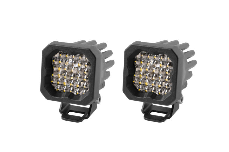 Diode Dynamics Stage Series C1 LED Pod Pro - White Flood Standard RBL (Pair)