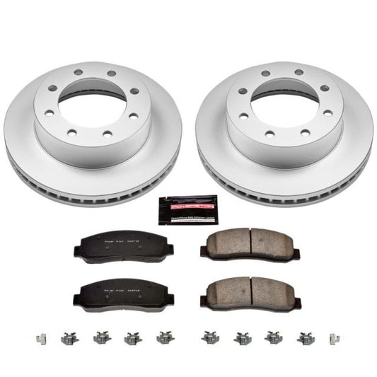 Power Stop 05-08 Ford F-250 Super Duty Front Z17 Evolution Geomet Coated Brake Kit