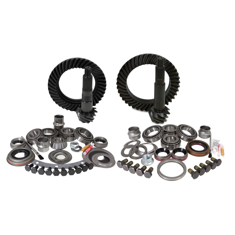 Yukon Gear Gear & Install Kit Package Jeep XJ / YJ w/ Dana 30 Front & Model 35 Rear - 4.56in Ratio