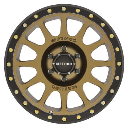 Method MR305 NV 18x9 0mm Offset 6x135 94mm CB Method Bronze/Black Street Loc Wheel