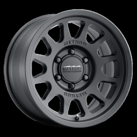 Method MR703 17x7.5 +50mm Offset 6x130 84.1mm CB Matte Black Wheel