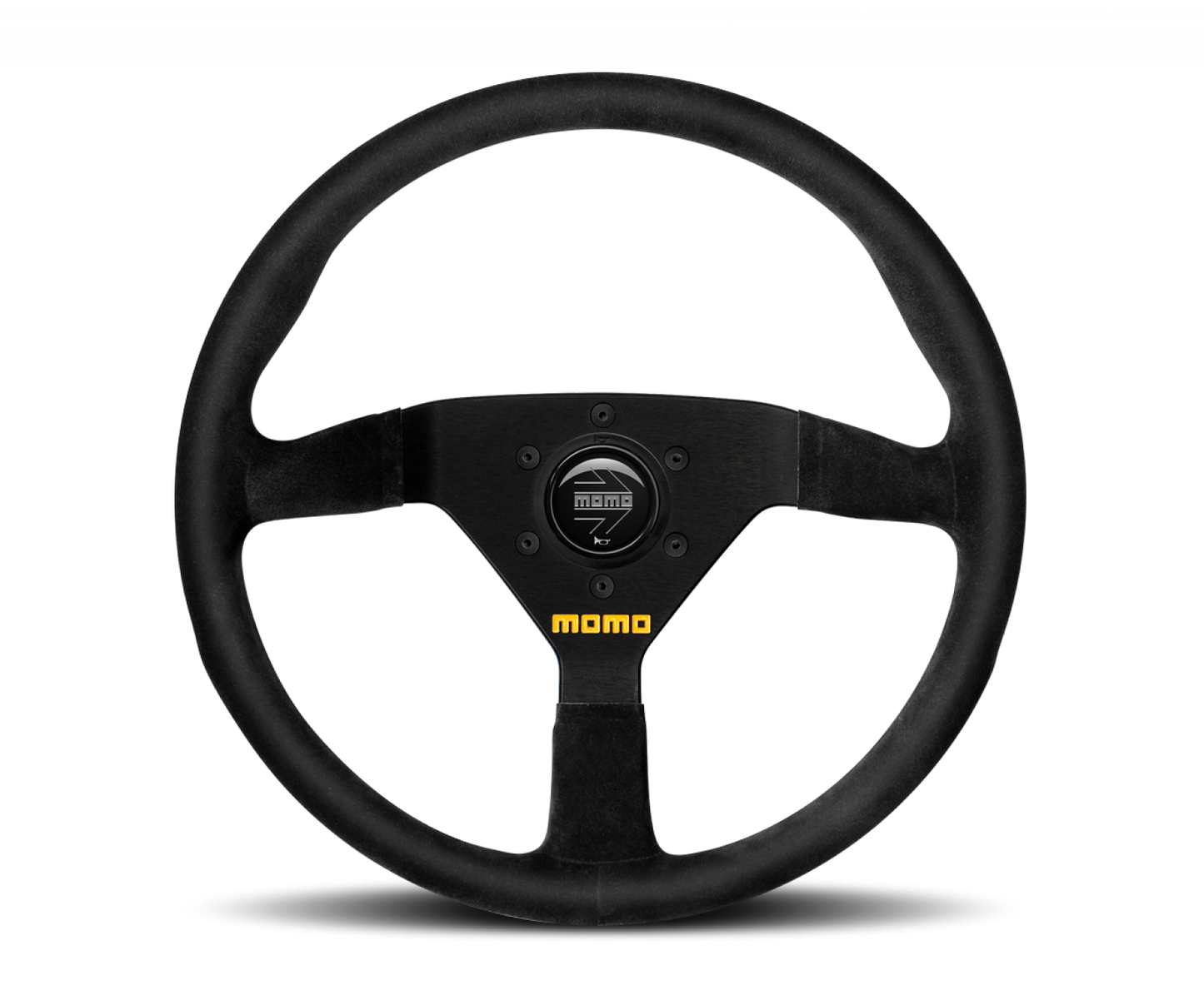 Momo MOD78 Steering Wheel 350 mm -  Black Suede/Black Spokes