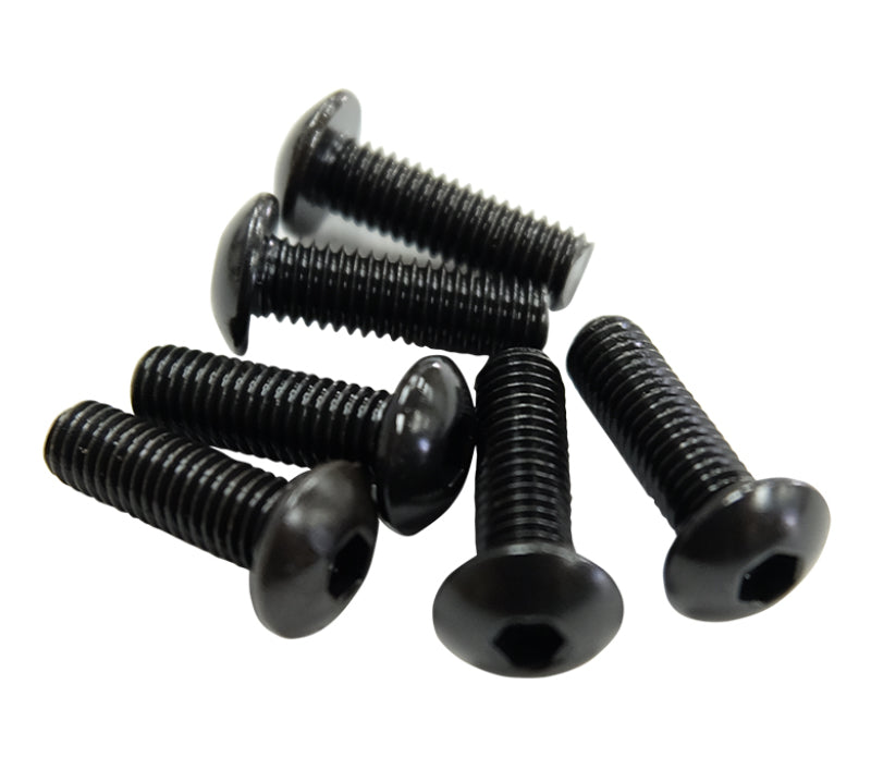 NRG Steering Wheel Screw Upgrade Kit (Flat) - Black