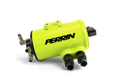 Perrin 02-14 Subaru WRX / 04-19 STI with FMIC Air Oil Separator - Neon Yellow