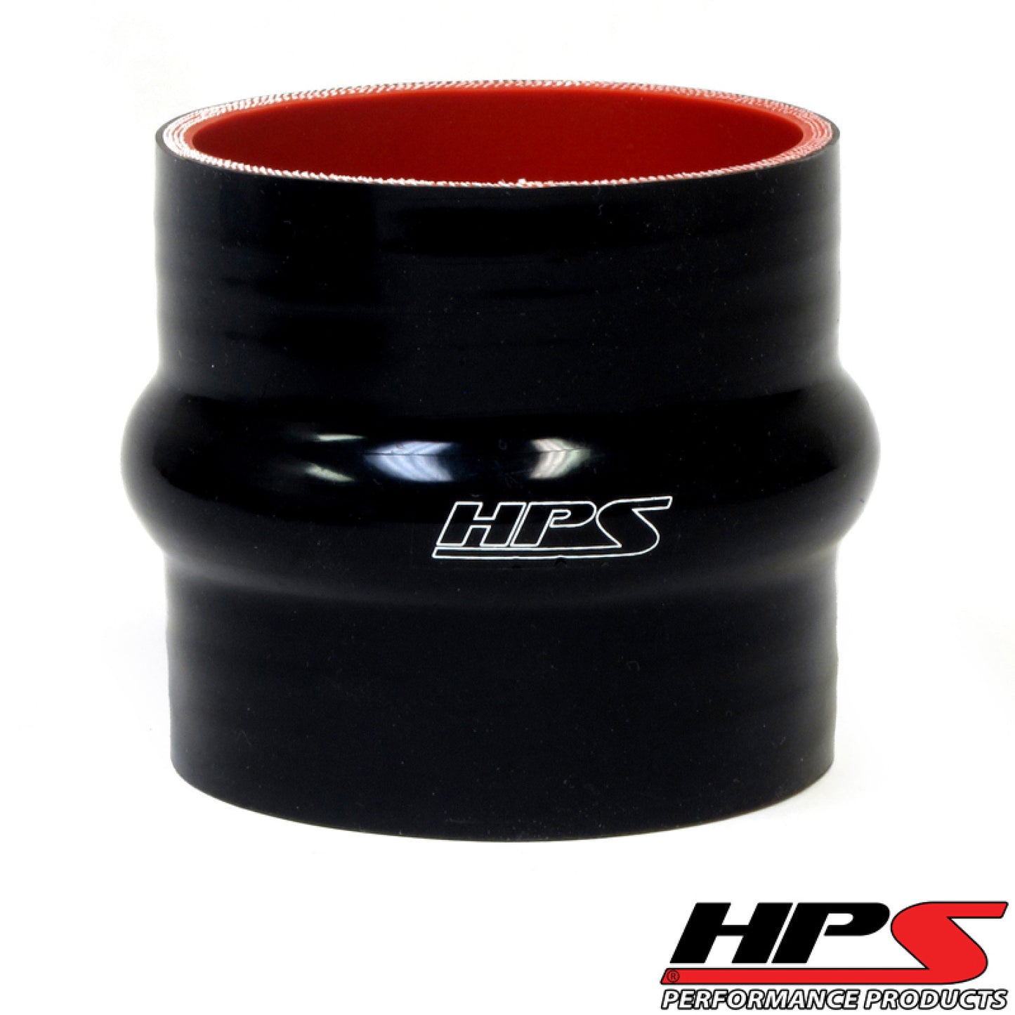 HPS 1.25" ID , 3" Long High Temp 4-ply Reinforced Silicone Hump Coupler Hose Black (32mm ID , 76mm Length)