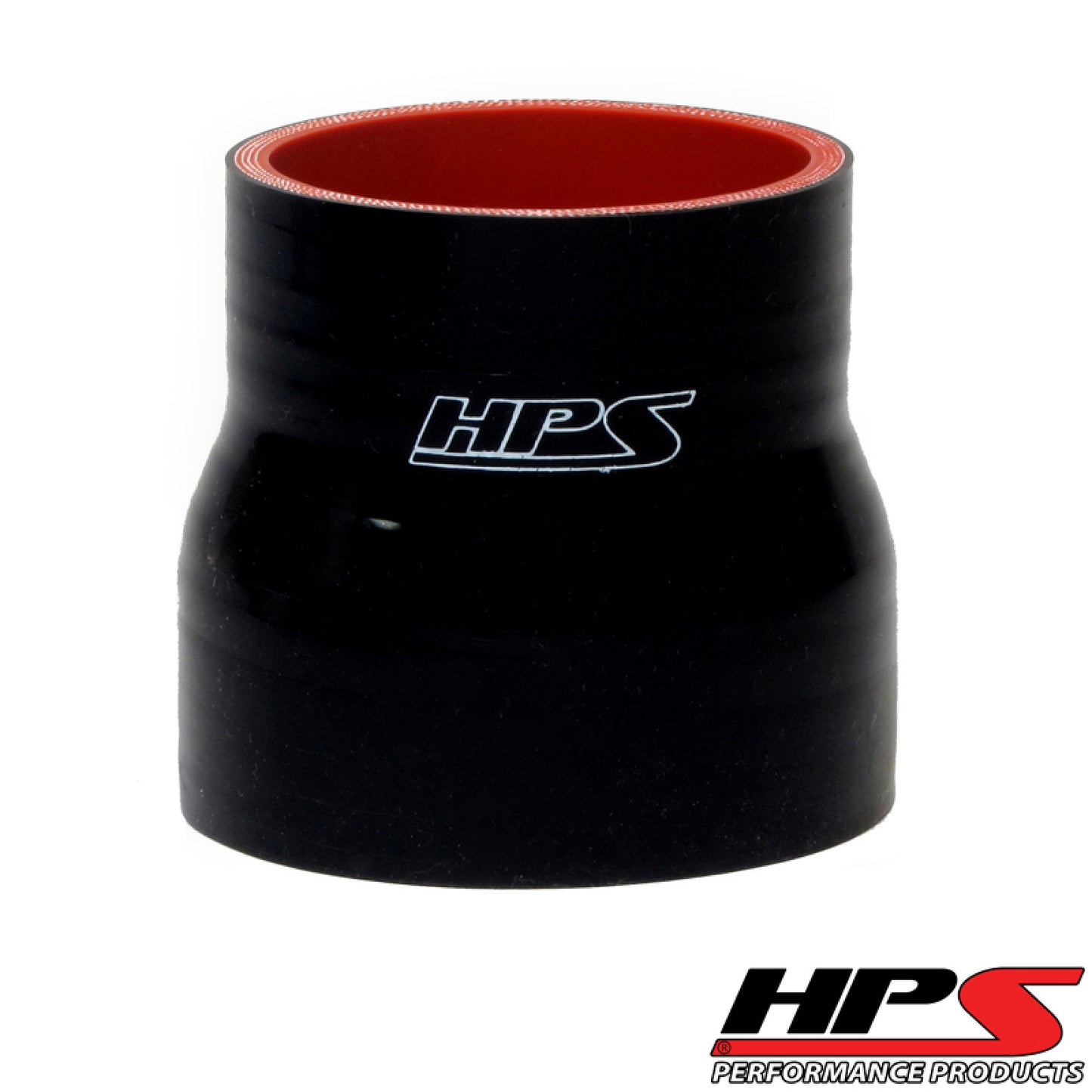 HPS 3/8" - 1/2" ID , 4" Long High Temp 4-ply Reinforced Silicone Reducer Coupler Hose Black (9.5mm - 13mm ID , 102mm Length)